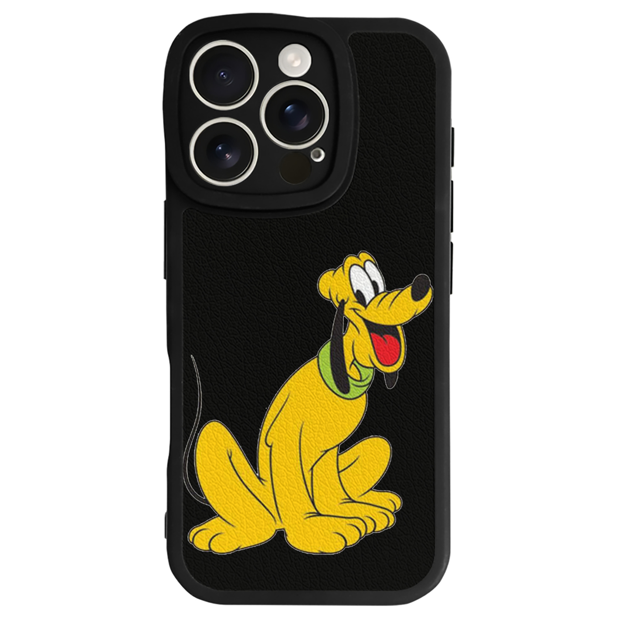 （画像用） ミッキーマウス Mickey Mouse 【iPhone 16シリーズ対応】シリコンスマホケース（レザー調） 材質：シリコン